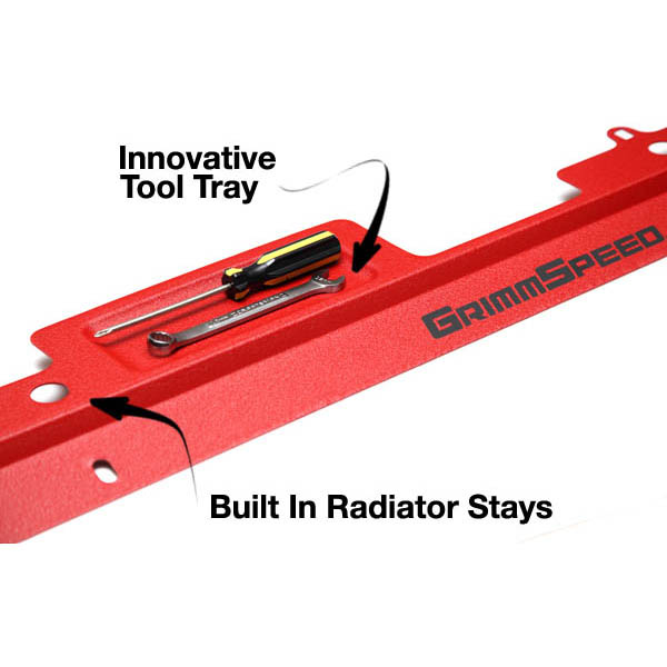 GrimmSpeed Radiator Shroud w/ Tool Tray, 2002-2007 WRX & 2004-2007 STi