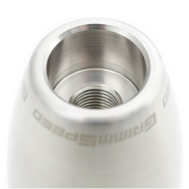 GrimmSpeed Shift Knob (Stainless Steel), 2004-2021 STi, 2015+ WRX & 2013+ BRZ/FR-S/86 - Angle 3