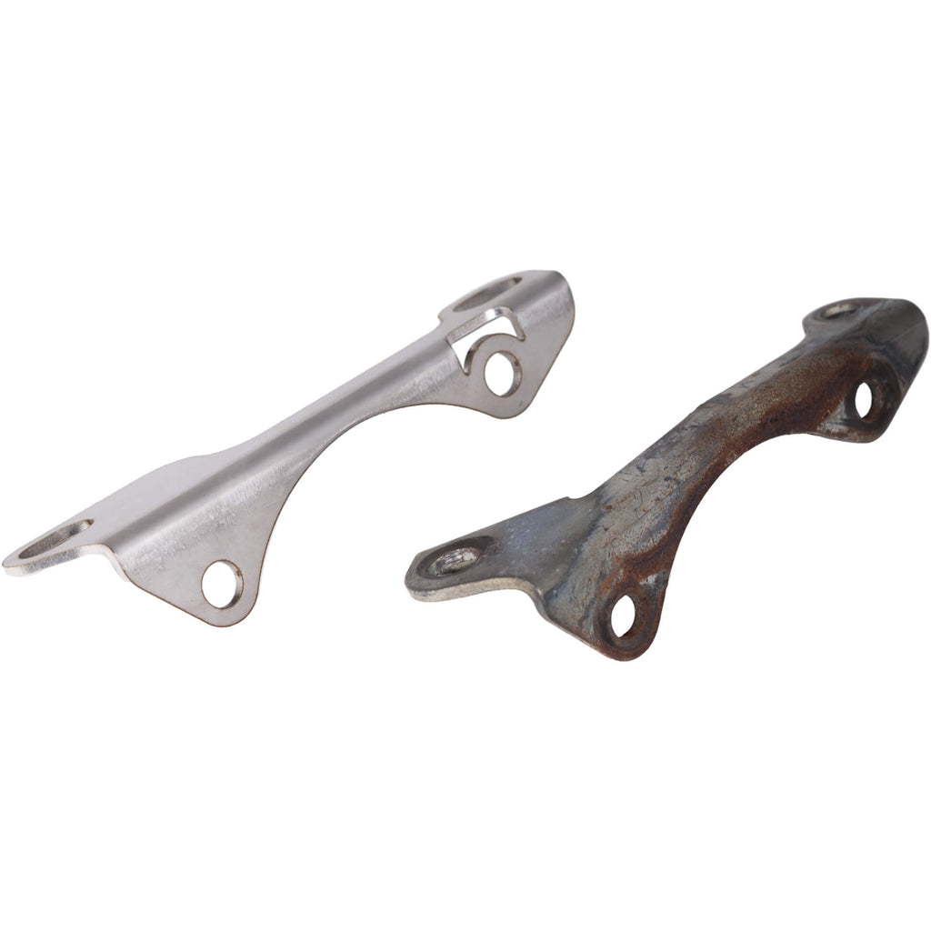 GrimmSpeed Slotted J-Pipe / Turbo Bracket, 2015-2021 WRX - Angle 3
