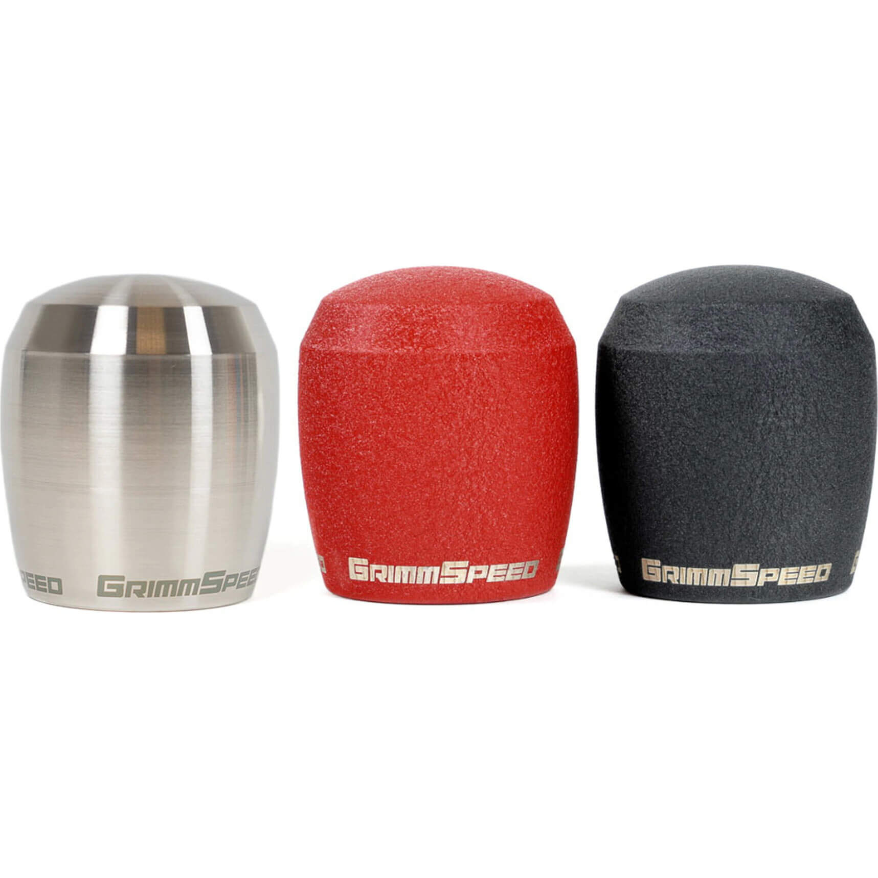 GrimmSpeed Stubby Shift Knob (Stainless Steel), 2002-2021 WRX & 2004-2021 STi