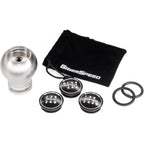 GrimmSpeed Swap-Top Weighted Shift Knob (Bulb, Stainless Steel), 2002-2026 WRX & STi