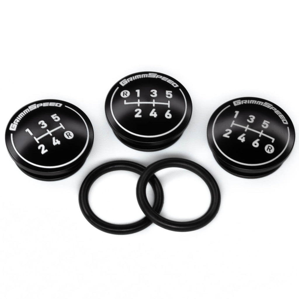 GrimmSpeed Swap-Top Weighted Shift Knob (Bulb, Stainless Steel), 2002-2026 WRX & STi - Angle 6