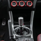 GrimmSpeed Swap-Top Weighted Shift Knob (Piston, Stainless Steel), 2002-2026 WRX & STi - Angle 5