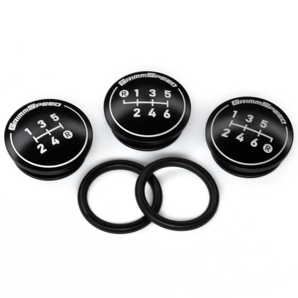 GrimmSpeed Swap-Top Weighted Shift Knob (Piston, Stainless Steel), 2002-2026 WRX & STi - Angle 6