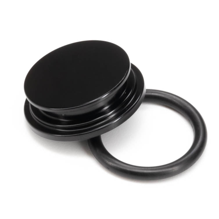 GrimmSpeed Swap-Top Weighted Shift Knob (Piston, Stainless Steel), 2002-2026 WRX & STi - Angle 7