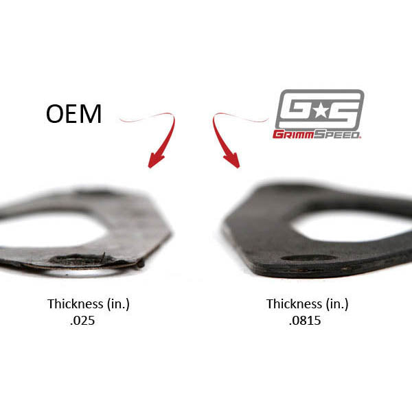 GrimmSpeed Top Mount Intercooler BOV Gasket, 2002-2007 WRX & 2004-2021 STi - Angle 2