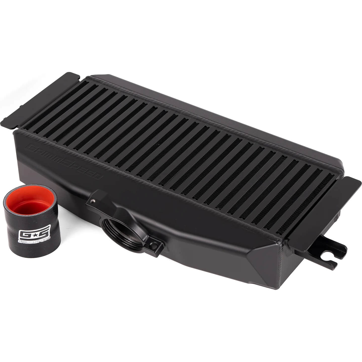 GrimmSpeed Top Mount Intercooler Kit (Billet, Black), 2022-2026 WRX
