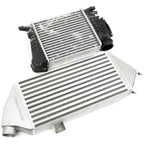 GrimmSpeed Top Mount Intercooler Kit w/ Splitter (Black), 2008-2014 WRX - Angle 5