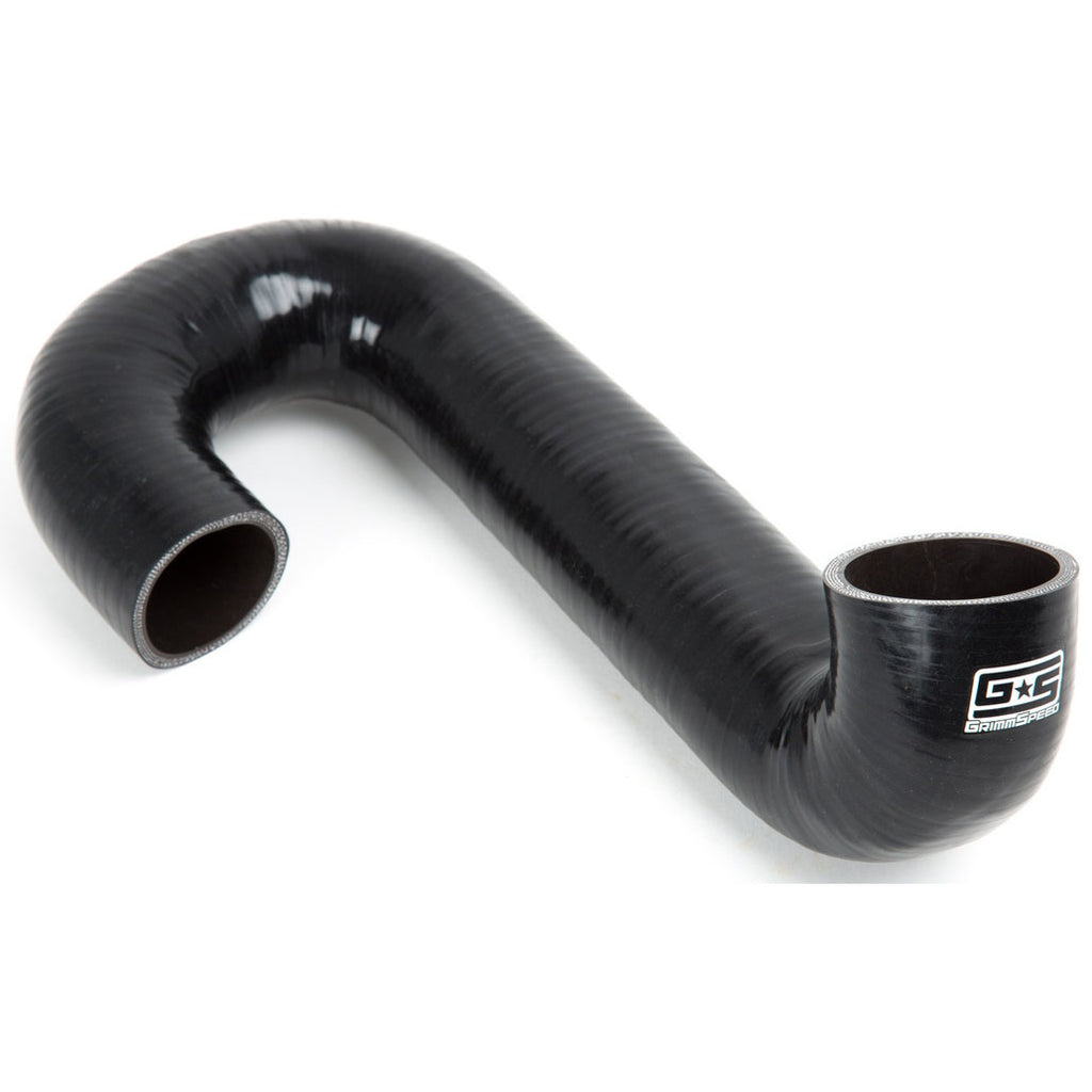 GrimmSpeed Top Mount Intercooler STi Style Outlet Hose (Black), 2008-2014 WRX & 2005-2009 LGT