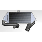 GrimmSpeed Top Mount Intercooler STi Style Outlet Hose (Black), 2008-2014 WRX & 2005-2009 LGT - Angle 3