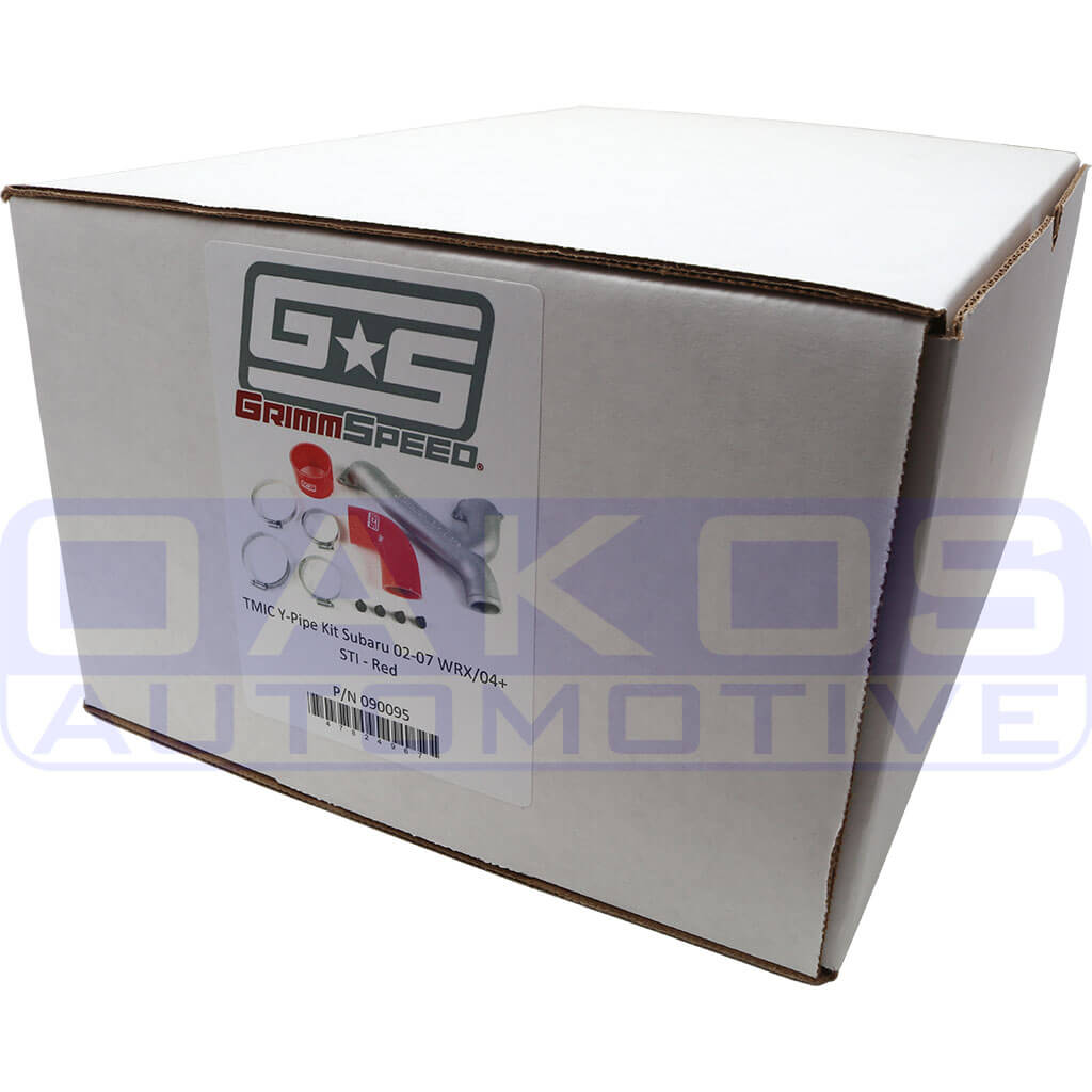 GrimmSpeed Top Mount Intercooler Y-Pipe Kit, 2002-2007 WRX & 2004-2021 STi