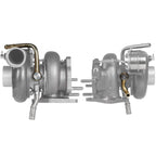 GrimmSpeed Turbocharger Coolant Line Kit (Rep. For GrimmSpeed EJ Turbos), 2002-2014 WRX & 2004-2021 STi - Angle 2