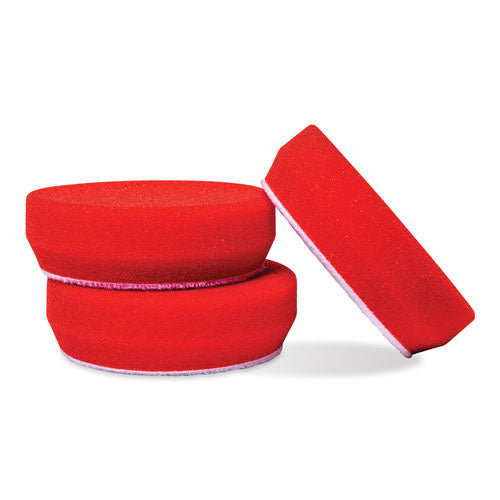 Griots Garage Red Waxing Pads (3in, Set/3)