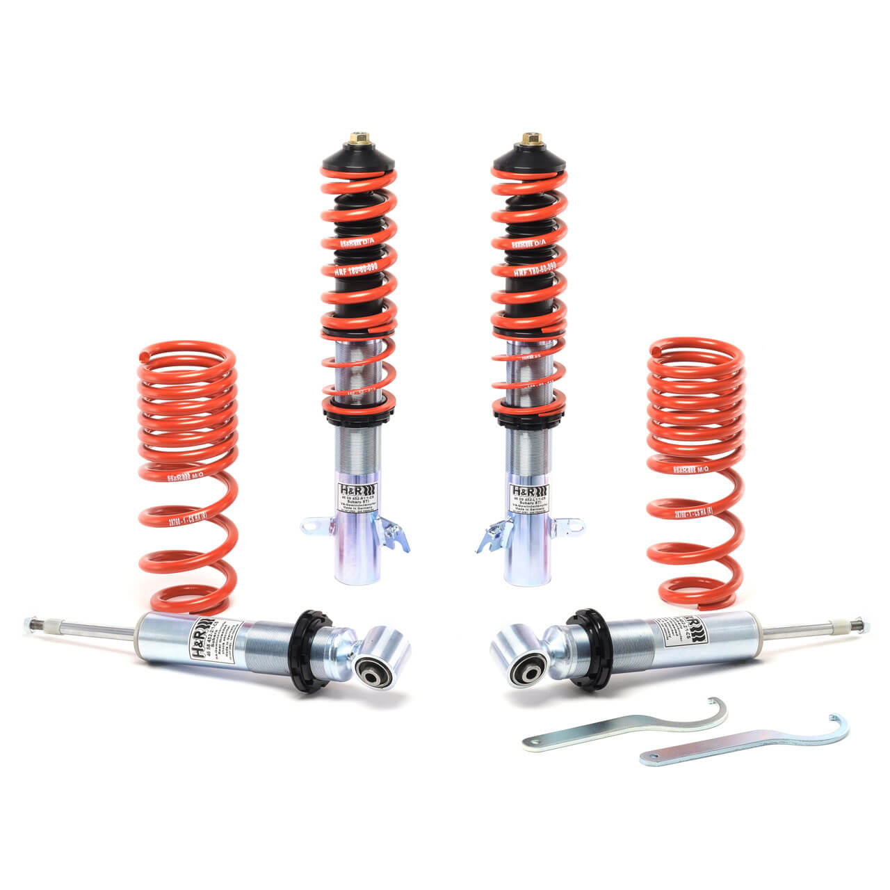 H&R RSS Coilovers Kit, 2015-2021 STi & 2015-2021 WRX
