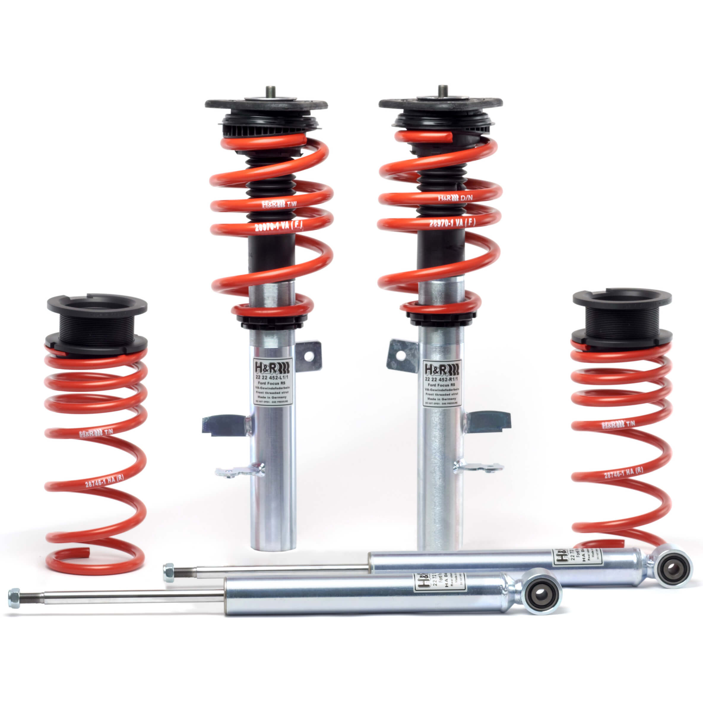 H&R Street Performance Coilovers Kit, 2016-2018 Focus RS