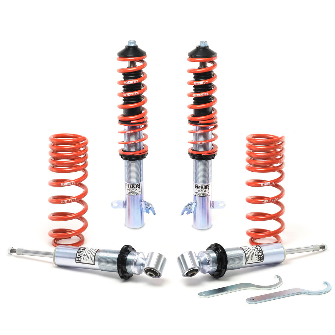 H&R Street Performance Coilovers Kit, 2015-2021 STi & 2015-2021 WRX