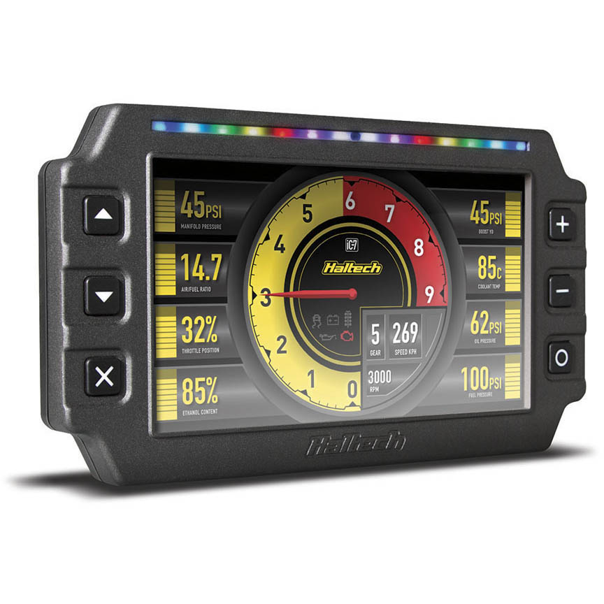 Haltech IC-7 7in Color Dash Kit - Angle 2