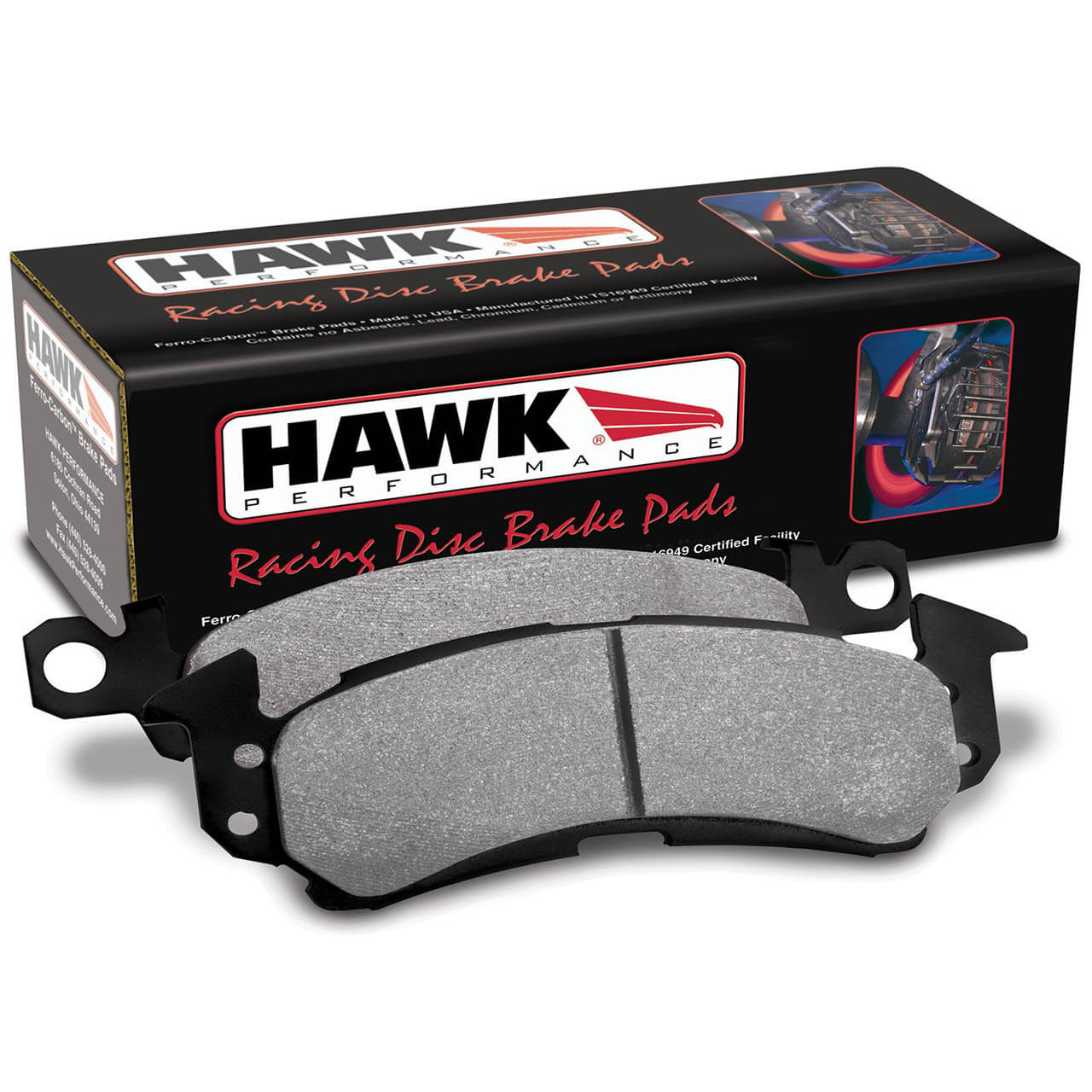 Hawk Front Brake Pads, 1990-1993 Miata