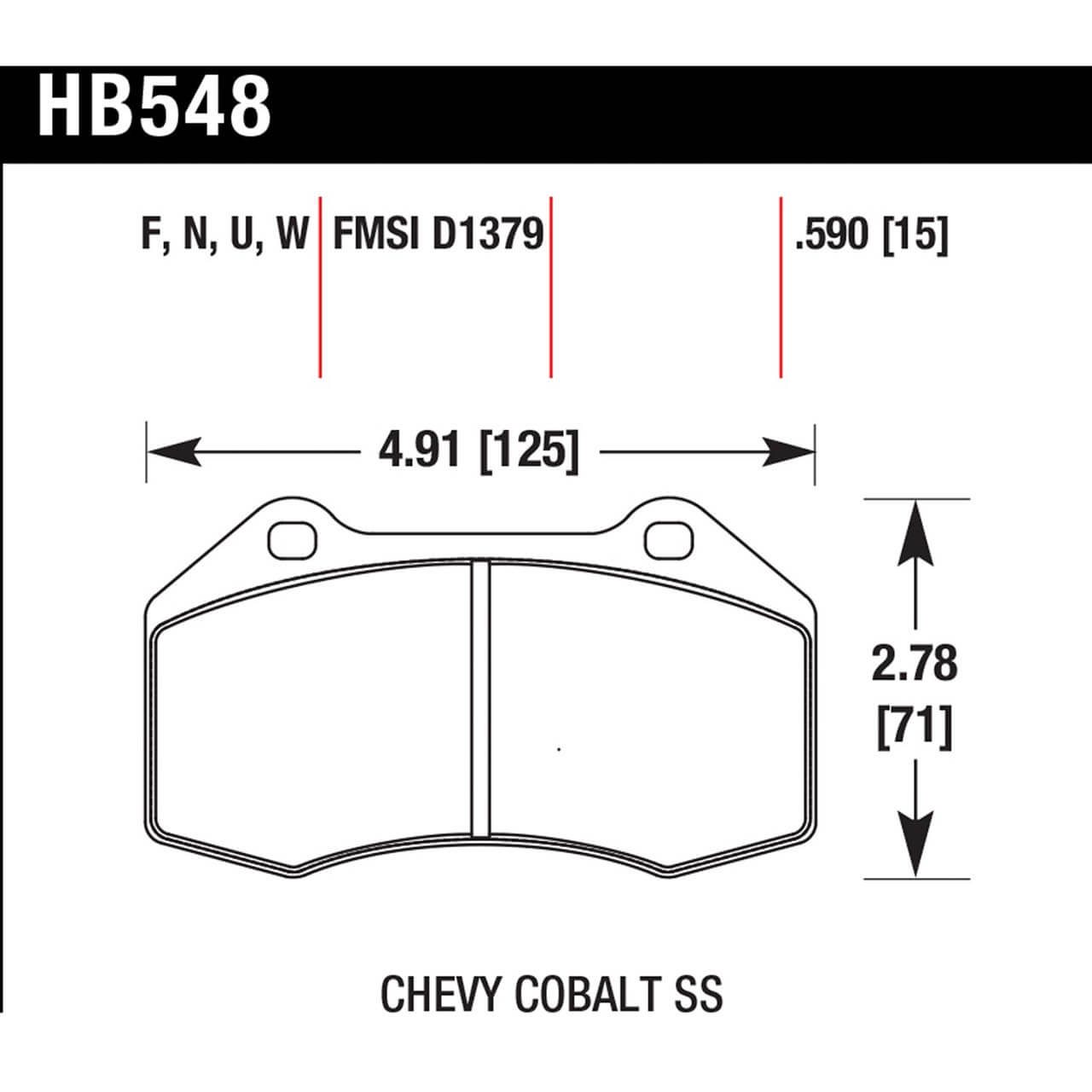 Hawk Front Brake Pads, 2016-2023 MX-5 Miata (Brembo)