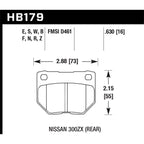 Hawk Rear Brake Pads, 2006-2007 WRX