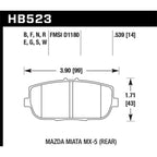 Hawk Rear Brake Pads, 2006-2023 MX-5 Miata