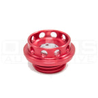 HKS Billet Oil Filler Cap, 2002-2021 WRX & 2004-2021 STi & BRZ/FR-S/86 - Angle 3