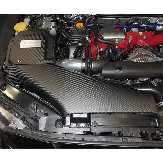 HKS Carbon Fiber Cold Air Intake Box Kit, 2015-2021 STi - Angle 4