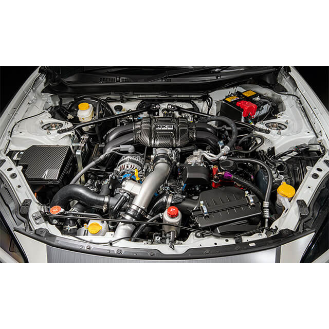 HKS DryCarbon Engine Cover, 2022-2026 BRZ & GR86 - Angle 3