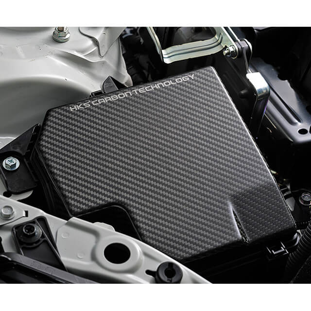 HKS DryCarbon Fuse Box Cover, 2022-2026 BRZ & GR86 - Angle 2