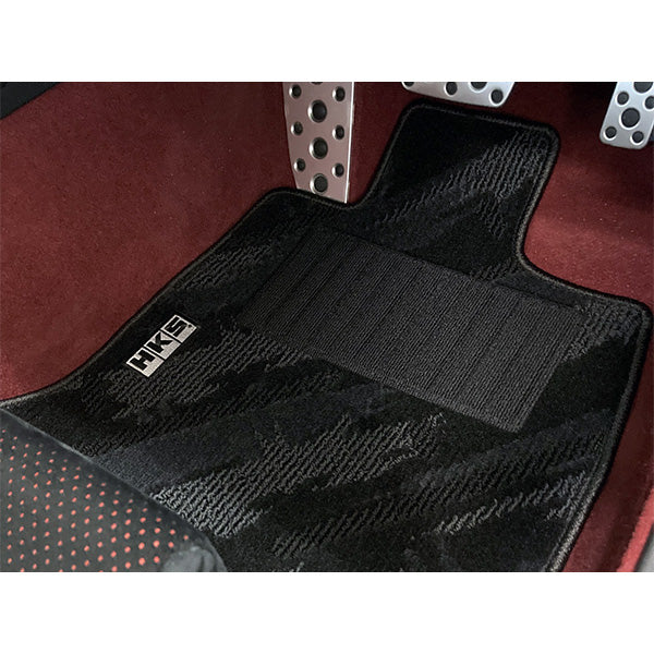 HKS Front & Rear Floor Mats Set (LHD), 2022-2025 BRZ & GR86 - Angle 2