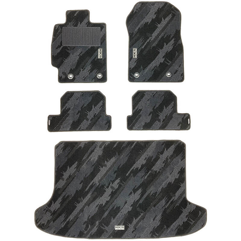 HKS Front & Rear Floor Mats Set (LHD), 2013-2020 BRZ/FR-S/86