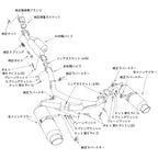 HKS Hi-Power SPEC-L Cat-Back Exhaust, 2013-2020 BRZ/FR-S/86 - Angle 2