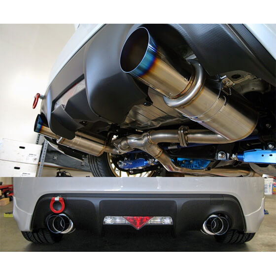 HKS Hi-Power SPEC-L Cat-Back Exhaust w/ Ti Tips, 2013-2020 BRZ/FR-S/86
