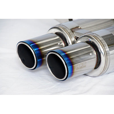 HKS Hi-Power SPEC-L II Cat-Back Exhaust, GRB/GRF EJ20 - Angle 2