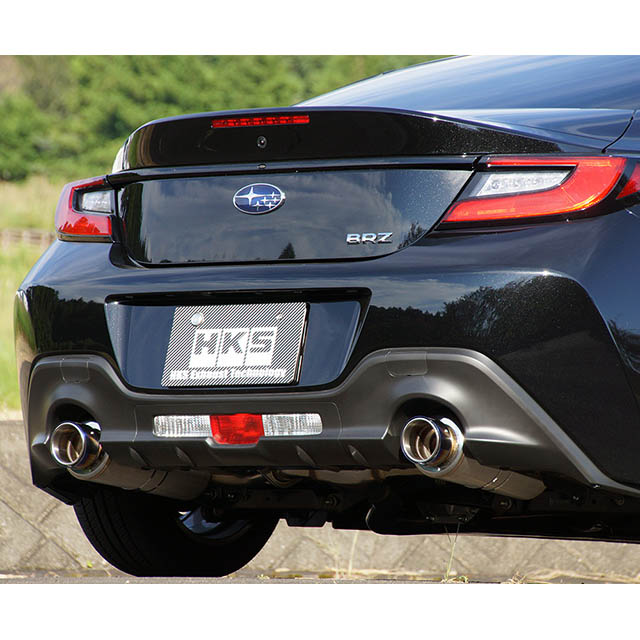 HKS Hi-Power SPEC-L II Cat-Back Exhaust, 2022-2026 BRZ & GR86 - Angle 2