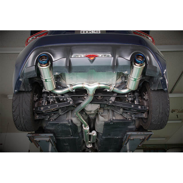 HKS Hi-Power SPEC-L II Cat-Back Exhaust, 2013-2020 BRZ/FR-S/86 - Angle 4