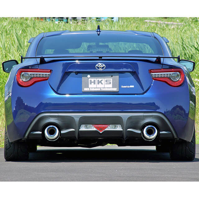 HKS Hi-Power SPEC-L II Cat-Back Exhaust, 2013-2020 BRZ/FR-S/86 - Angle 6