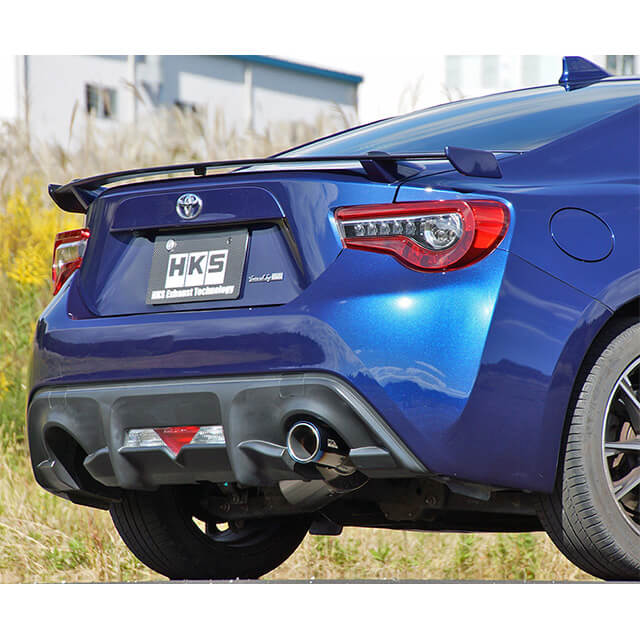 HKS Hi-Power Spec-L2 Cat-Back Exhaust, 2013-2020 BRZ/FR-S/86 - Angle 4