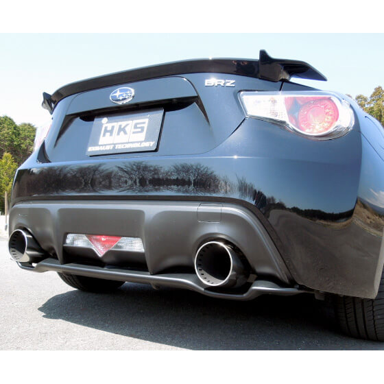 HKS Legamax Axle-Back Exhaust, 2013-2020 BRZ/FR-S/86 - Angle 3