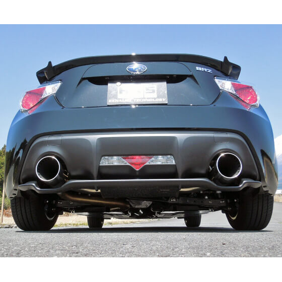 HKS Legamax Premium Cat-Back Exhaust, 2013-2020 BRZ/FR-S/86 - Angle 3