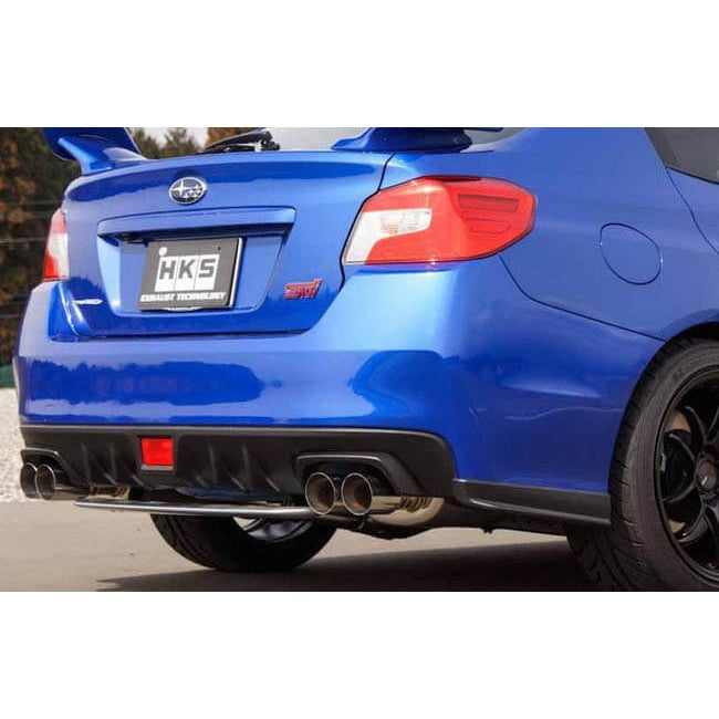 HKS Legamax Premium Exhaust, 2015-2021 WRX & STi - Angle 2
