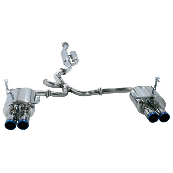 HKS Legamax Premium Exhaust w/ Center Pipe, 2008-2014 WRX (Sedan)