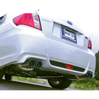 HKS Legamax Premium Exhaust w/ Center Pipe, 2008-2014 WRX (Sedan) - Angle 3