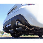HKS Legamax Sports Cat-Back Exhaust, 2013-2020 BRZ/FR-S & 2017-2020 Toyota 86 - Angle 3
