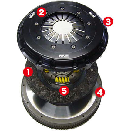 HKS Light Action Clutch Kit w/ Flywheel, 2022-2025 BRZ & GR86 - Angle 2
