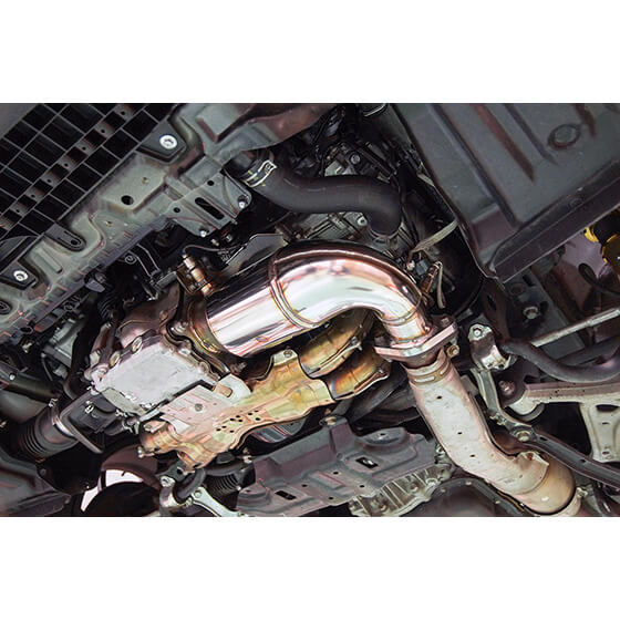 HKS Metal Catalyzer, 2015-2021 WRX - Angle 2