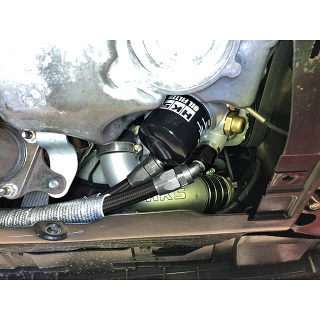HKS S-Type Oil Cooler Kit, 2017-2021 Civic Type R - Angle 4