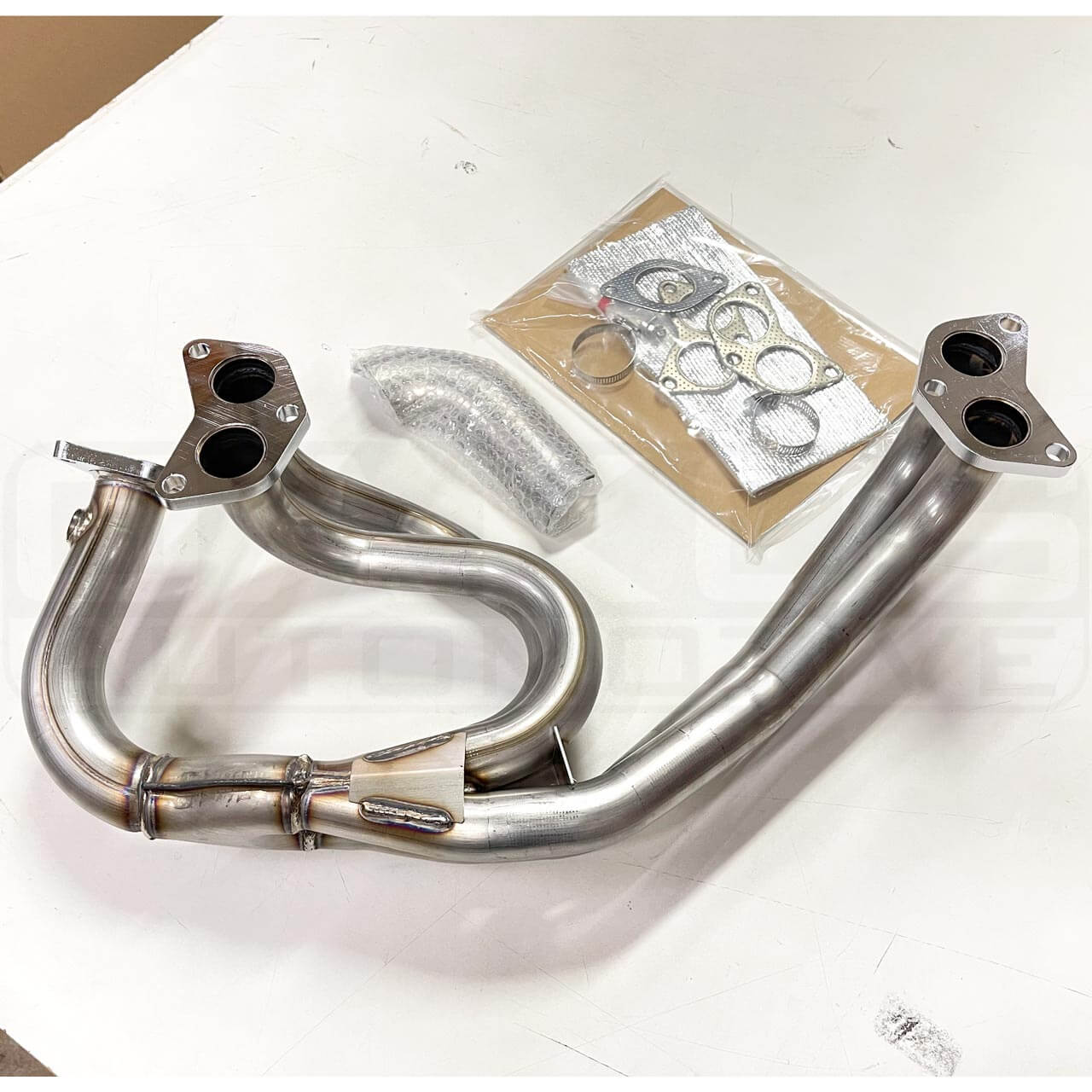HKS Stainless Steel Equal Length Exhaust Manifold, 2008-2021 STi - Angle 2