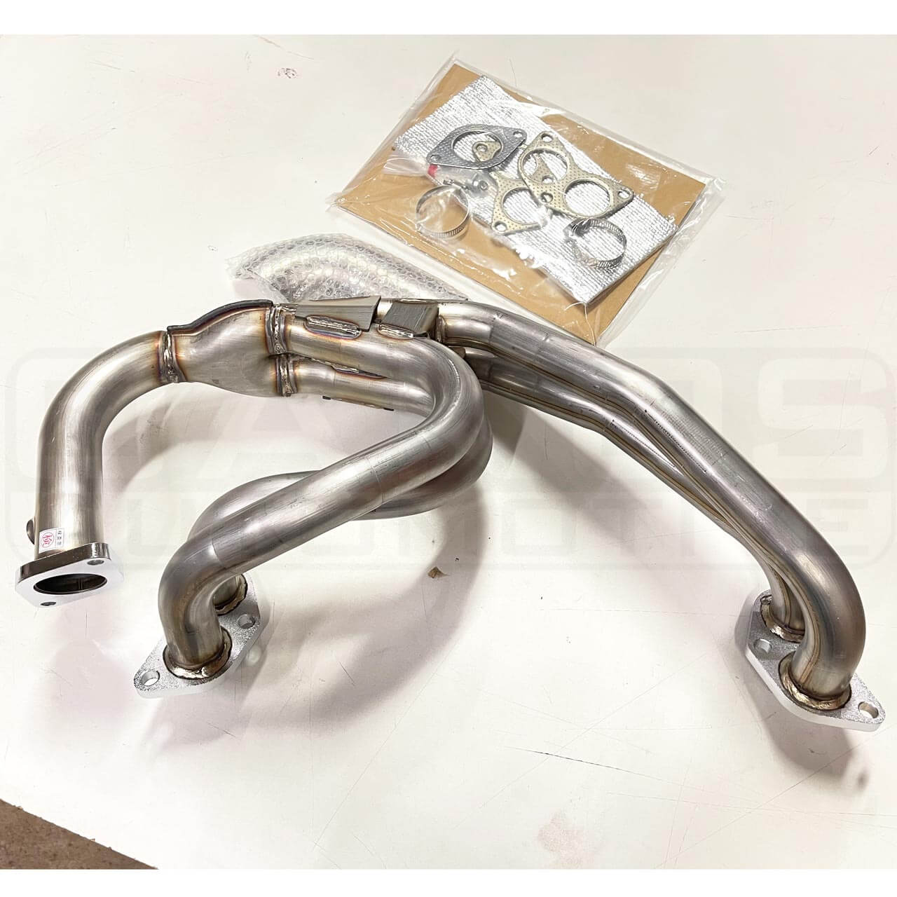 HKS Stainless Steel Equal Length Exhaust Manifold, 2008-2021 STi - Angle 4