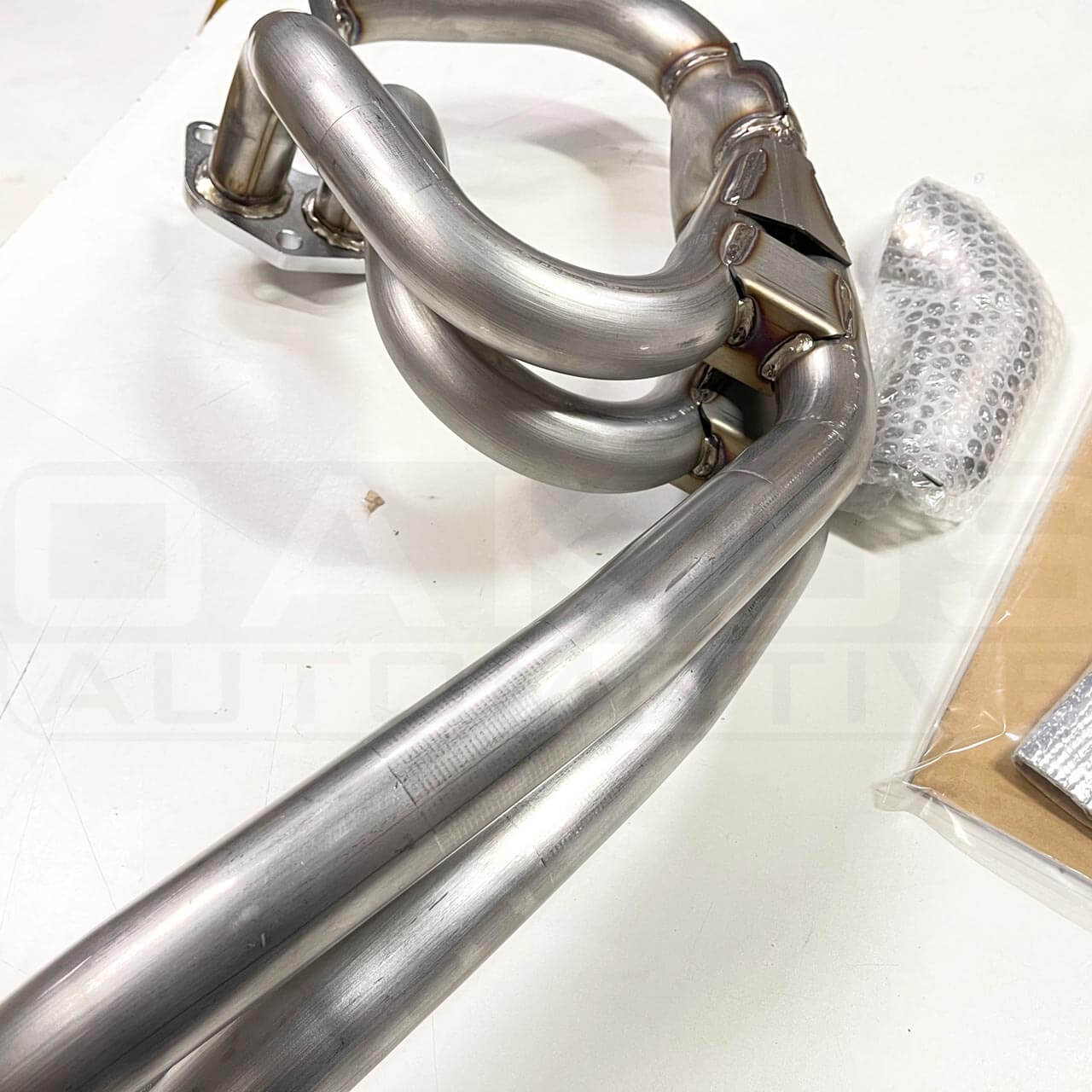 HKS Stainless Steel Equal Length Exhaust Manifold, 2008-2021 STi - Angle 5